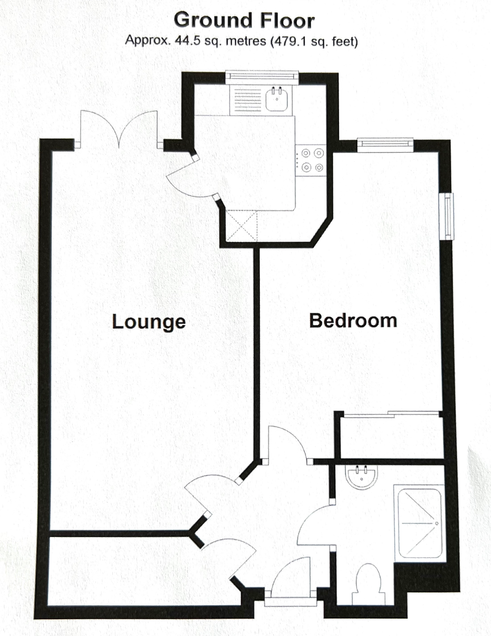 Floorplan of Gerard Lodge, 26 Upper Bognor Road, Bognor Regis, West Sussex, PO21 1FG