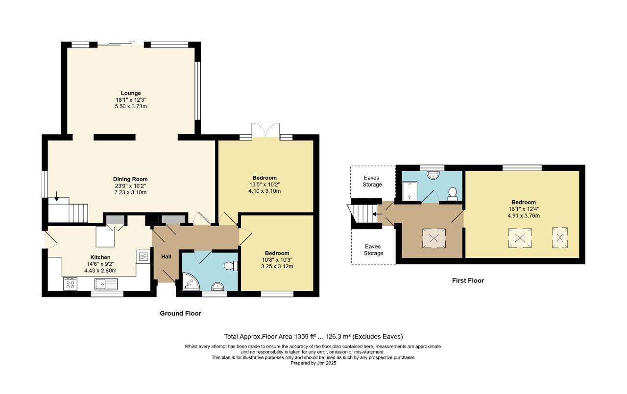 Floorplan of Hurst Cottages, East Street, Amberley, West Sussex, BN18 9NP
