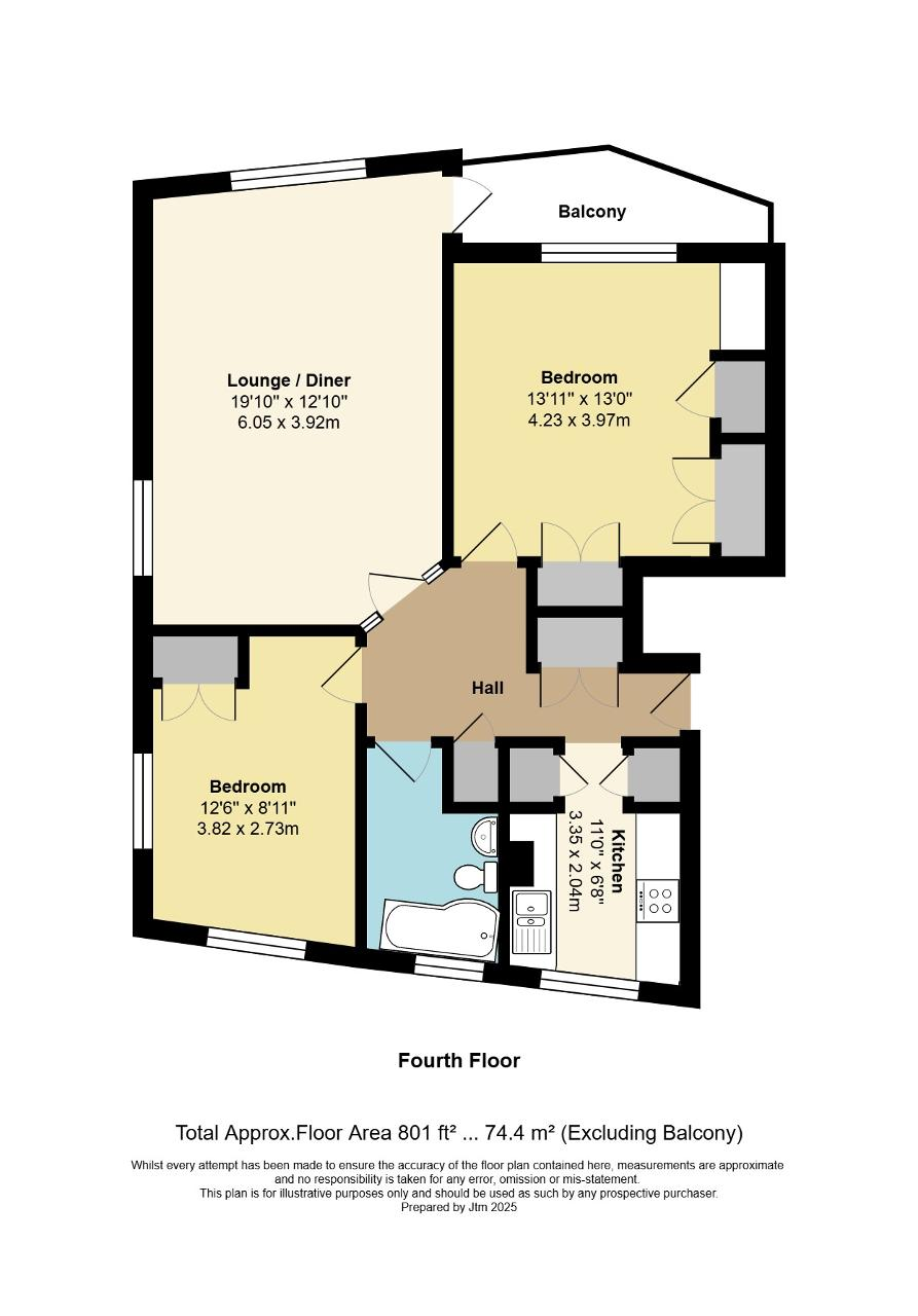 Floorplan of Marine Park, Nyewood Lane, Bognor Regis, West Sussex, PO21 2QN
