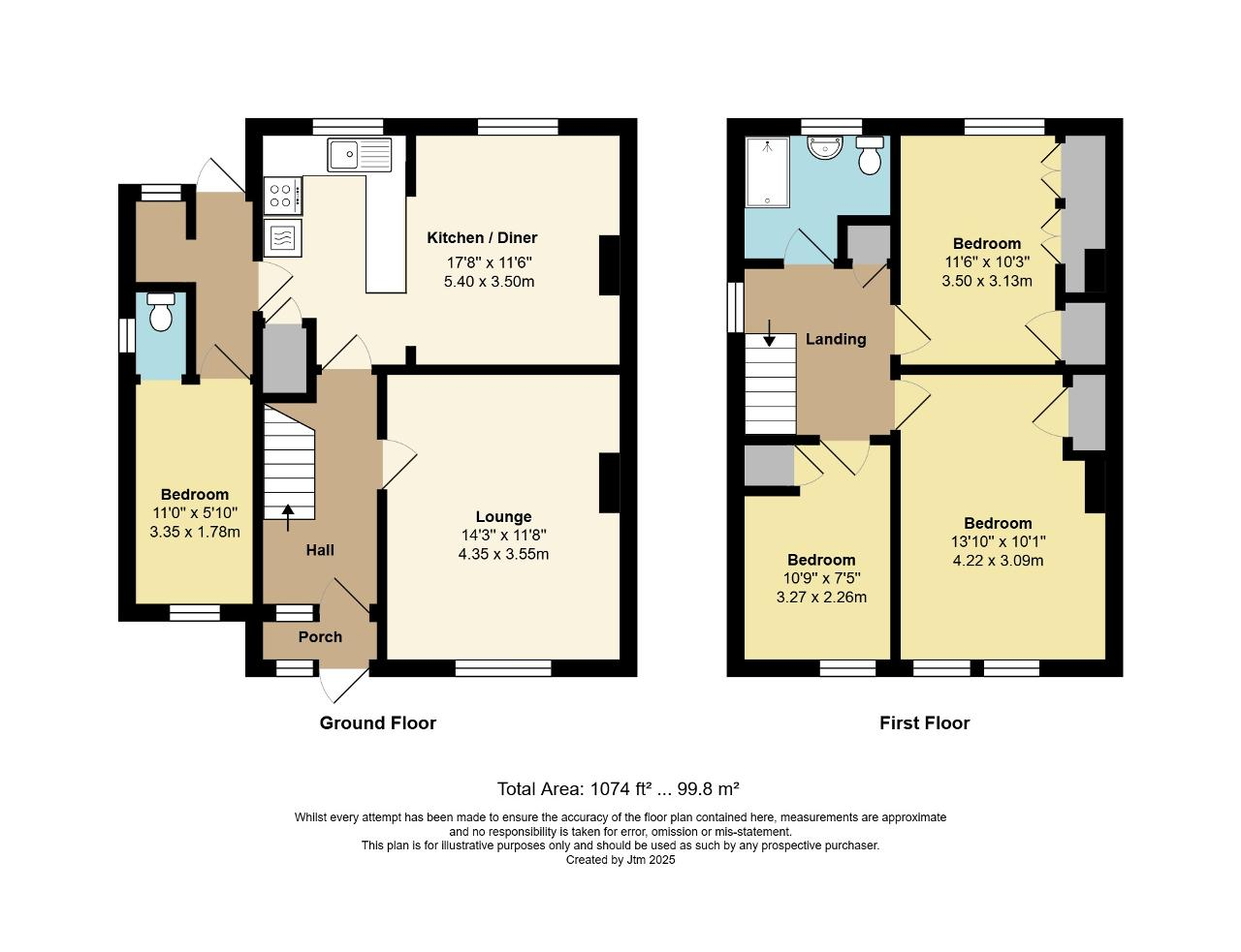 Floorplan of Tack Lee Road, Yapton, Arundel, West Sussex, BN18 0HB