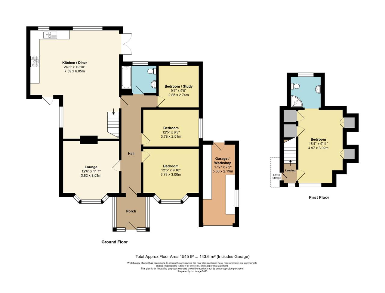 Floorplan of Park Drive, Yapton, Arundel, West Sussex, BN18 0JF