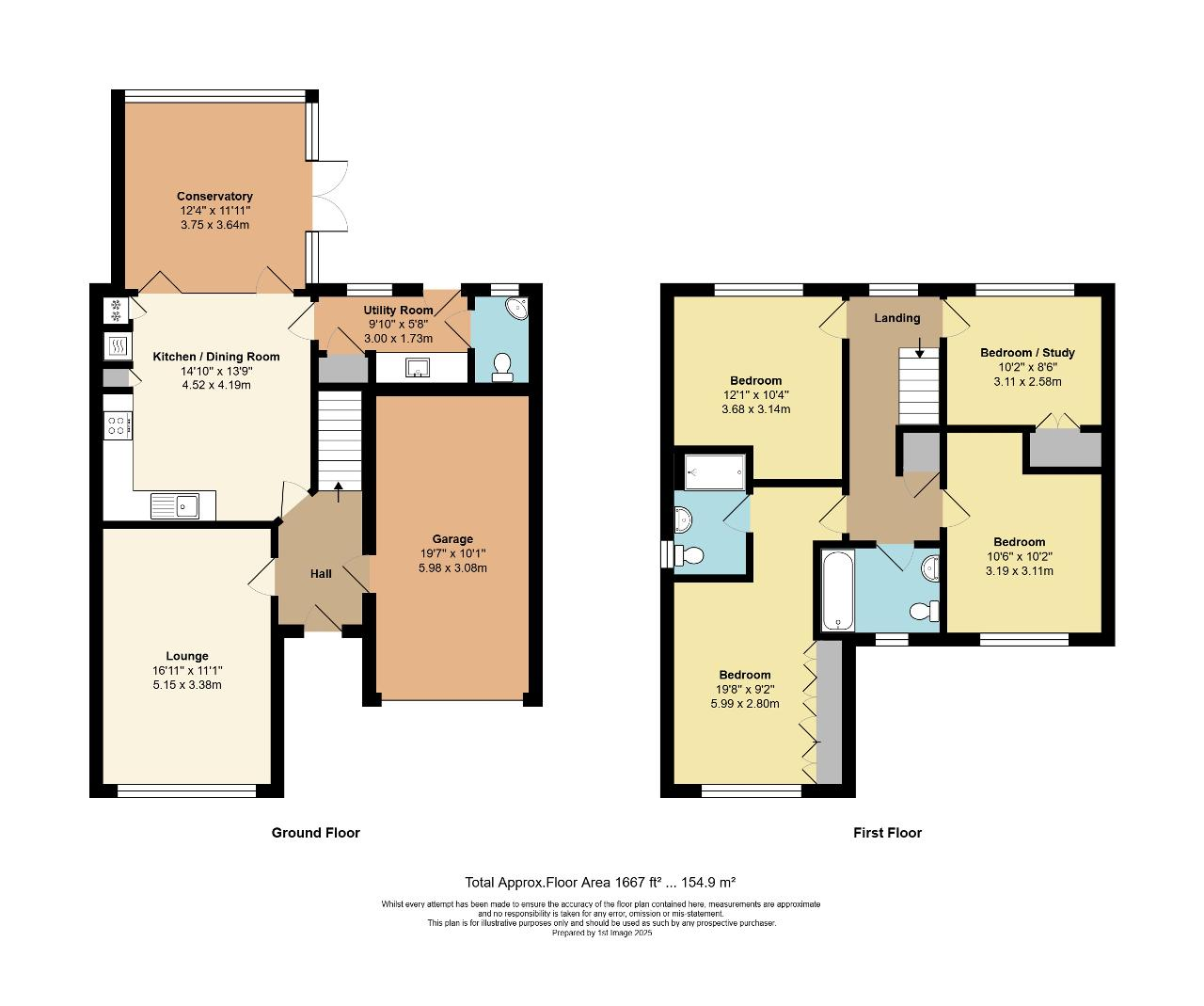 Floorplan of Farrow Drive, Barnham, Bognor Regis, West Sussex, PO22 0FN