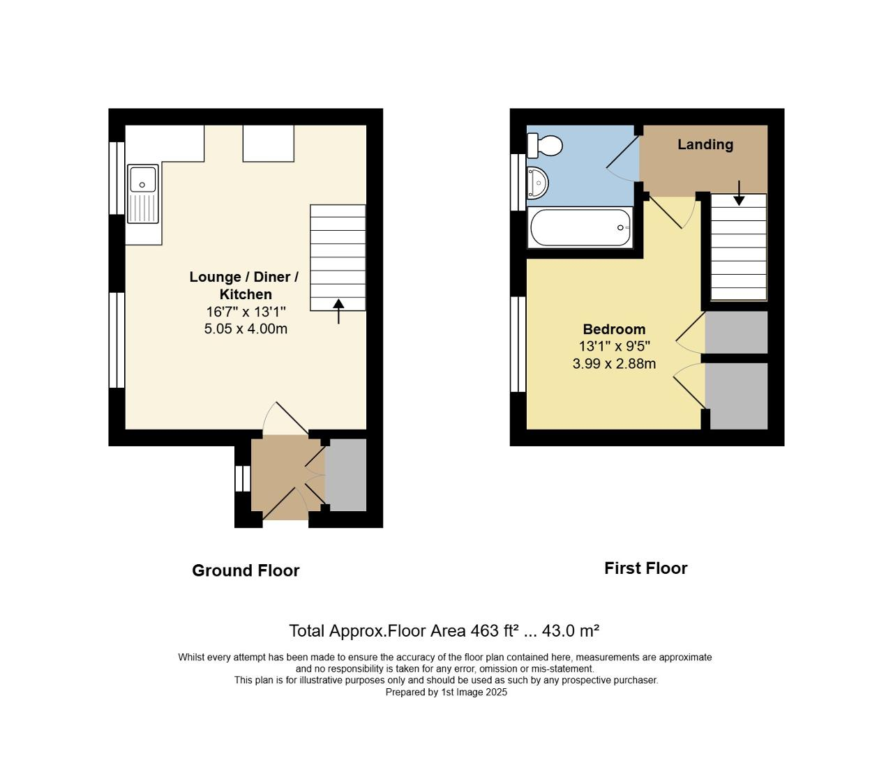 Floorplan of The Millers, Yapton, Arundel, West Sussex, BN18 0LE