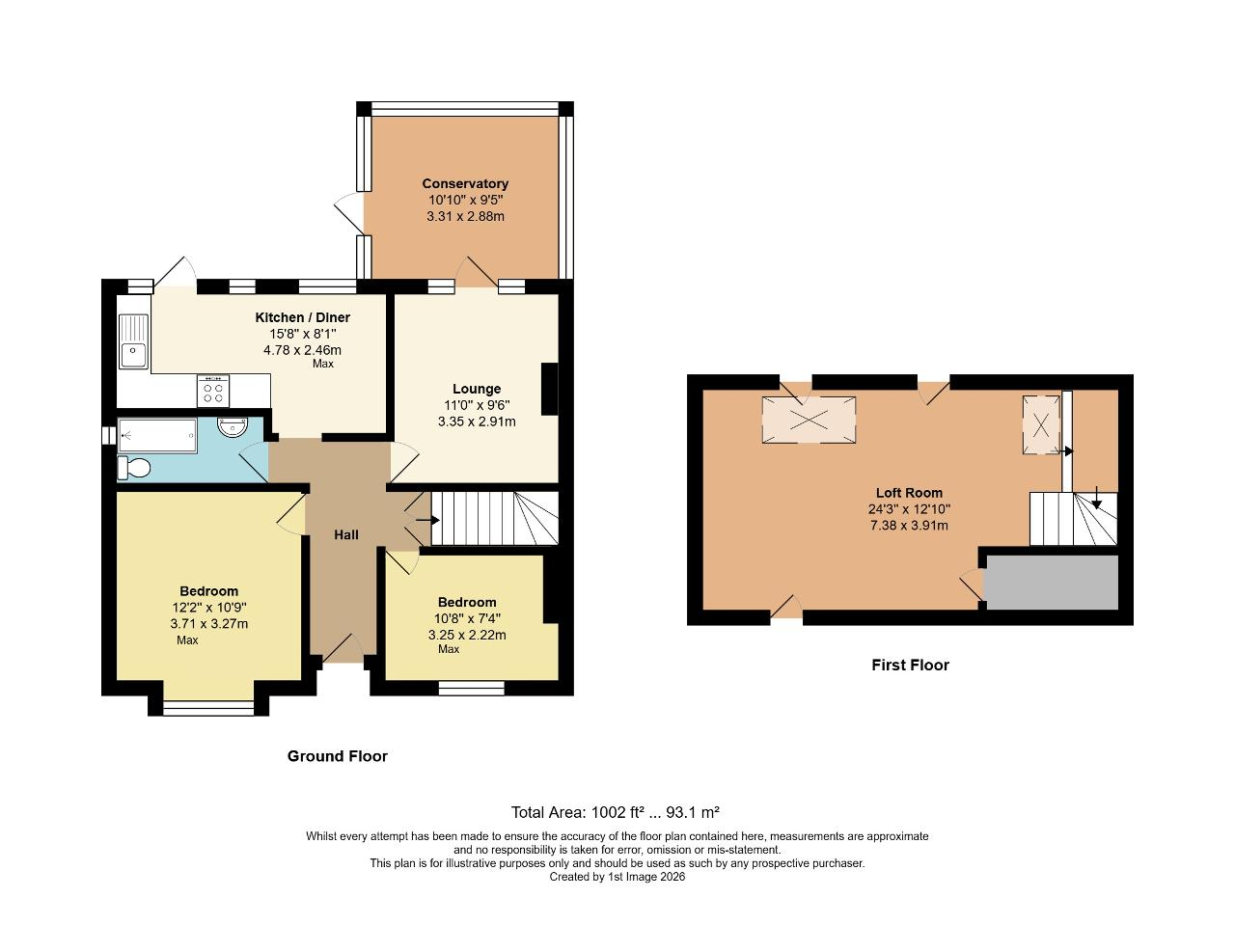 Floorplan of Lidsey Road, Woodgate, Chichester, West Sussex, PO20 3SU