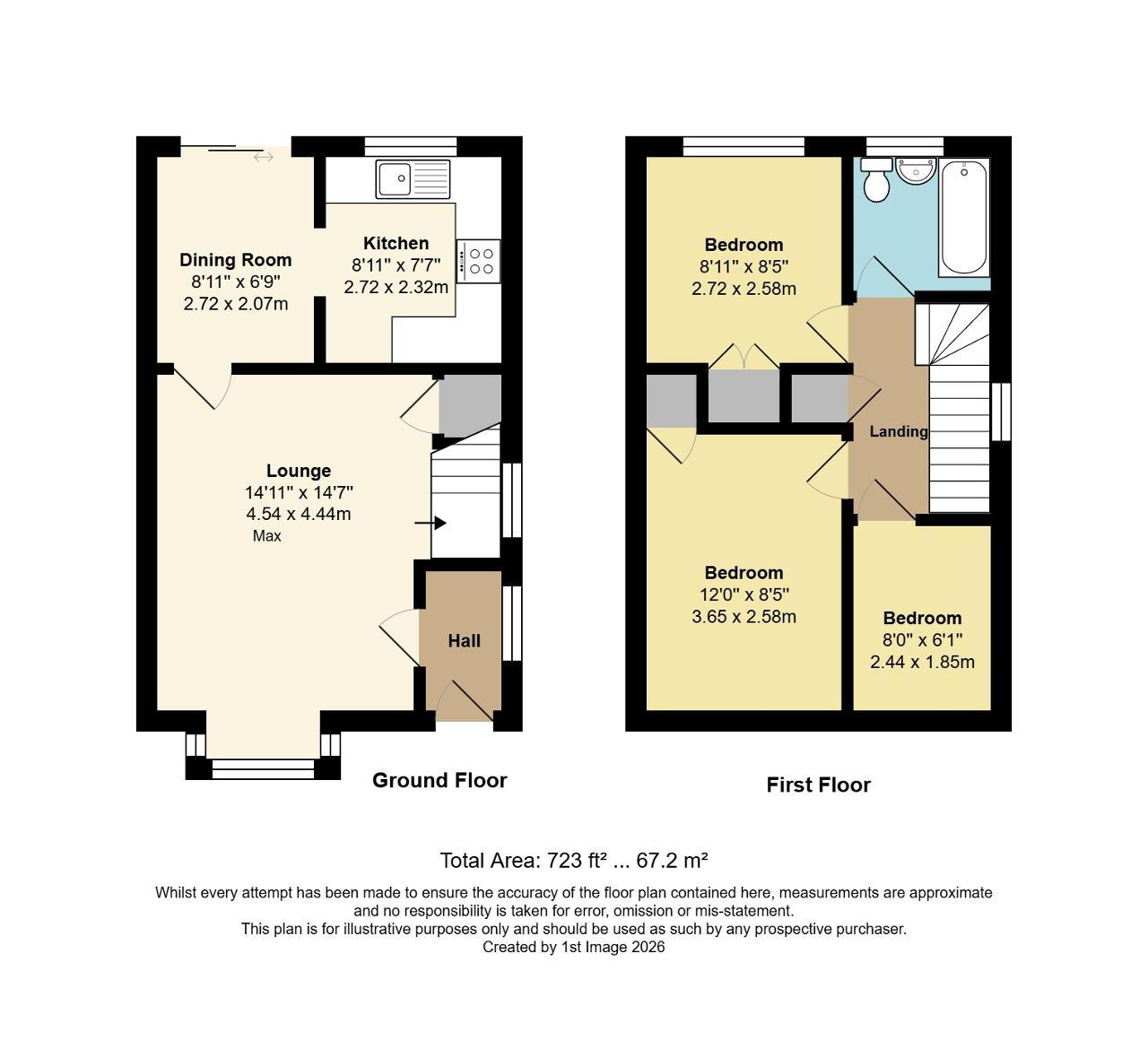 Floorplan of St Georges Walk, Eastergate, Chichester, West Sussex, PO20 3XS