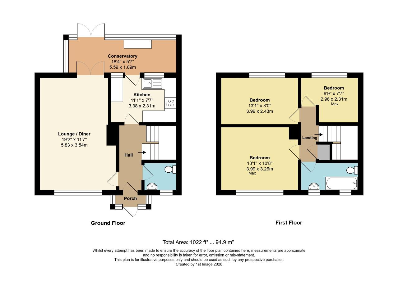 Floorplan of Church Road, Yapton, Arundel, West Sussex, BN18 0EN